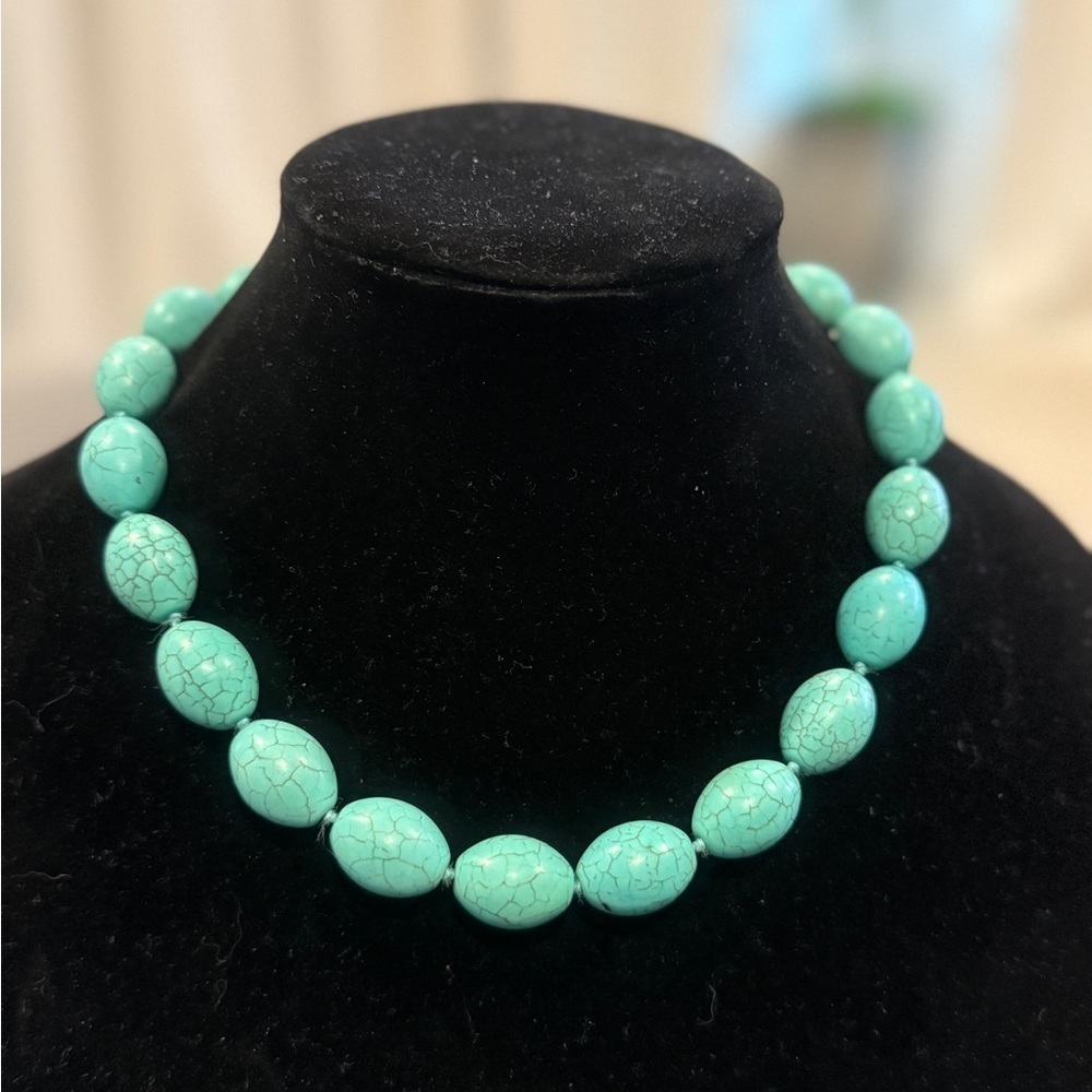 Turquoise‎ Beaded Necklace